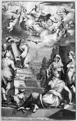 Frontispice af Arca Noe, 1675.