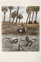 Illustration fra "Pinocchio" af Carlo Collodi