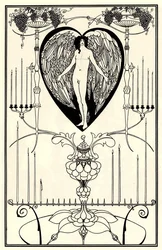 Illustration til The Mirror of Love af Marc-André Raffalovich, 1895
