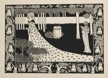 La Beale Isoud ved Joãous Gard. Fra "Le morte D