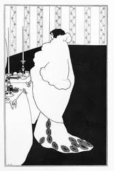 La Dame aux Camelias, illustration fra "Den gule bog", 1894