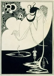 Højdepunktet, illustration fra »Salome« af Oscar Wilde