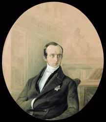 Portræt af prins Vladimir Fyodorovich Odoyevsky 1803-1869, slutningen af 1840