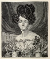 Augusta af Sachsen-Weimar-Eisenach som prinsesse af Preussen, 1829.