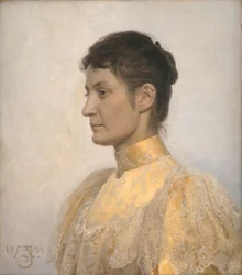 Portræt af Marie Oppermann