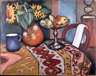 Stilleben med solsikker II, 1911