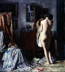 The Boudoir, ca. 1910 (olie på lærred)