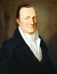 Portræt af politiets præsident Ludwig von Manger, ca. 1825 (olie på lærred)