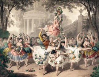 En ballet i operaen af den franske kunstner Pierre-Auguste Belin