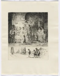 Frédéric Mistral: Erindringer og historier af Frédéric Mistral: fødsel/figurer, der går på en vej (indsæt efter s. 32)