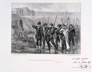 To timer går så hurtigt, når vejret er godt, Siege of Paris, 1870-1871 1871