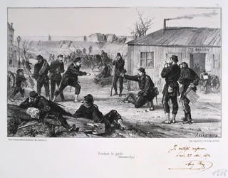 Under vagten, belejringen af ​​Paris, den fransk-preussiske krig, november 1870 1872