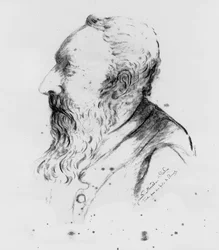 Portræt af billedhuggeren Auguste Rodin