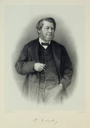 Portræt af Adolphe Guéroult 1810-1872.