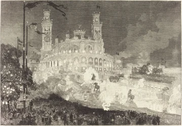 14. juli. Belysning af Palais du Trocadéro