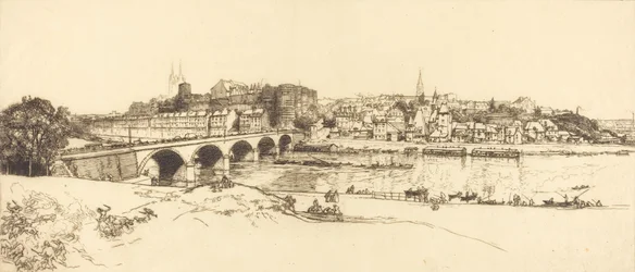 Angers - panoramaudsigt Angers - panoramaudsigt, 1912.