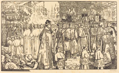 Corpus Christi procession i Nantes