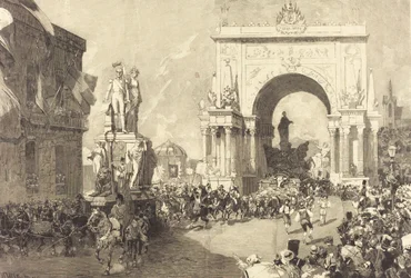 Jubilæumsfejringer i Bruxelles, 18831890.