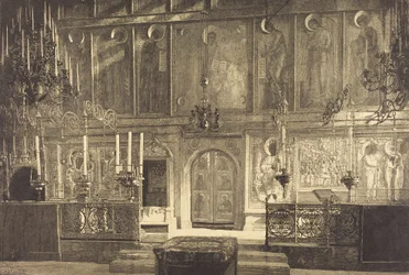 Incestasen af ​​Himmelfartskatedralen, 1883.