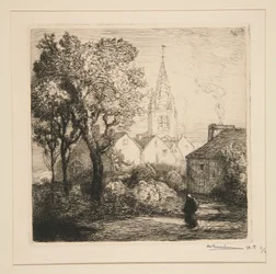 Kirken i Jouy-le-Moutier (Seine-et-Oise)