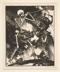Death and Discord will Rain on the Earth, fra The War of 1914, første serie, nr. 7