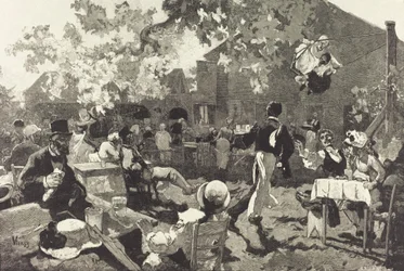 Tjurens kabaret i Meudon-skoven, 1888.