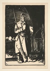 Le G. V. C. (Vagterne af kommunikationskanalerne), fra The War of 1914, første serie, nr. 9
