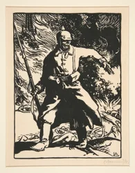 Den preussiske soldat, fra The War of 1914, første serie, nr. 10