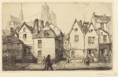 Gamle huse ved Amiens