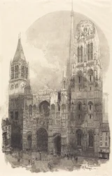 Rouen Cathedral La Cathedral de Rouen, 1888.