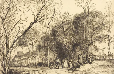 Sommer i Saint-Martin, fortidens bryllup Ete de la Saint-Martin, la noce qui passe, 1908.