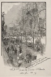 Boulevarderne, nær Porte St. Denis