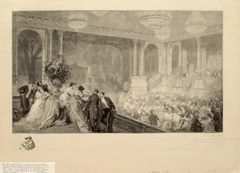Fest i Tuilerierne for udstillingen i 1867