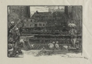 Aflæssere af gips (Canal St. Martin)