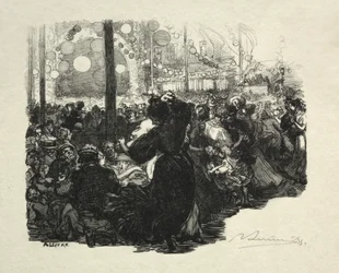 14. juli, Rue de Belleville, kl.
