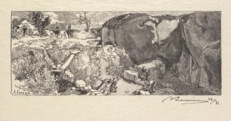 Fontainebleau Skov: Sandstenbrud