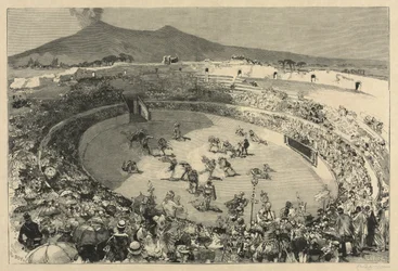 Italien. Festivalen i Pompeji, Gladiatorernes cirkus