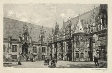 Illustreret Rouen: The Palace of Justice, 1896.