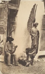 [Passionens engel, Sainte-Chapelle, Paris], 1853-1854.