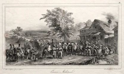 Album for 1831: Militær konvoj, 1831.