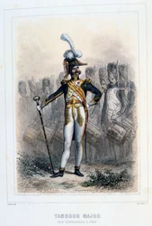 Trommemajor fra Grenadier-à-Pied, 1859.