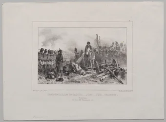 Litografisk album fra 1837: Halvbataljon til venstre... Sigt!...Ild!...Load
