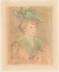 Lady med grøn hat (Mlle. Dieterle?)