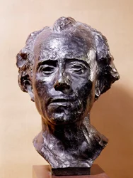 Buste af Gustav Mahler (1860-1911), komponist. Skulptur af Auguste Rodin (1840-1917), 19. århundrede, Paris, Musée Rodin