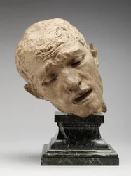 Leder af Pierre de Wiessant, c.1885; støbt ca. 1912 (tonet gips blandet med ler og sand)