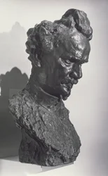 Portrætbuste af Henri Rochefort (1830-1913) journalist og grundlægger af avisen 