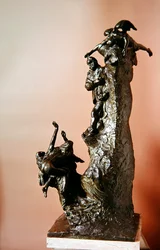 Studie af monument til Victor Hugo