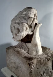 Guds hånd, marmorskulptur, 20. århundrede, Paris, Musée Rodin