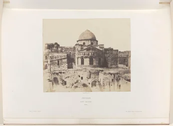 Apsis fra Den Hellige Gravs Kirke i Jerusalem Jerusalem. Den hellige grav. Abside (titel på objekt)