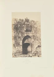 Jerusalem. Sankt Stefans port. Udsigt udefra